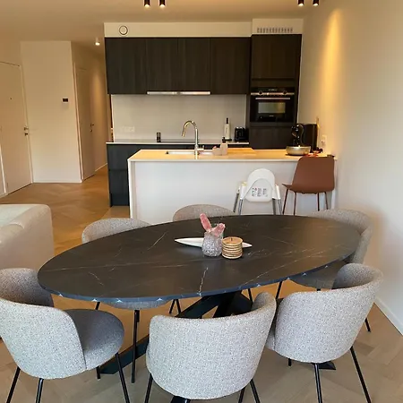 아파트 In Koksijde Near Golf Course, Cleaning Included 니우포르트
